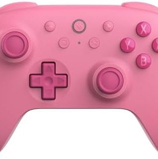 8BitDo Ultimate 2C Bluetooth Controller for Switch/Switch 2, Wireless Controller with 6-Axis Motion Control, Rumble Vibration, Refined D-Pad and Bumpers, and Hall Effect Joysticks (Pink)